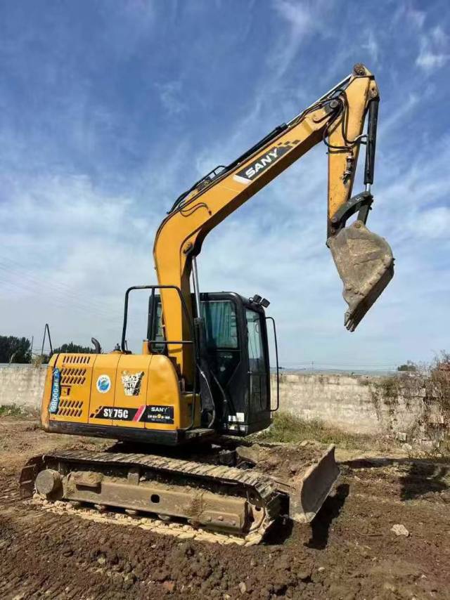 Used Sany SY75C Excavator 2018 Model