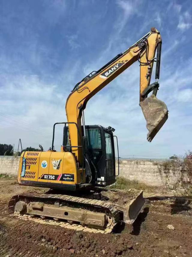 Used Sany SY75C Excavator 2018 Model