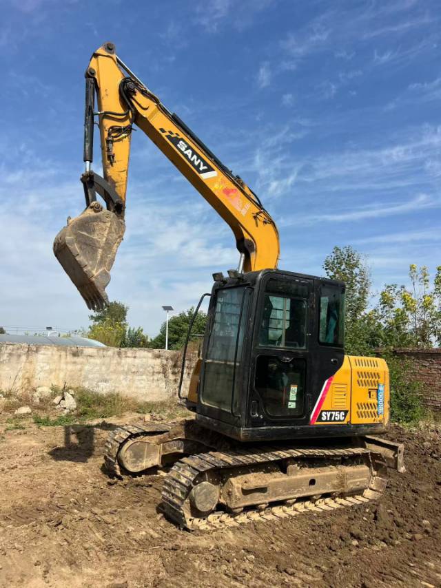 Used Sany SY75C Excavator 2018 Model