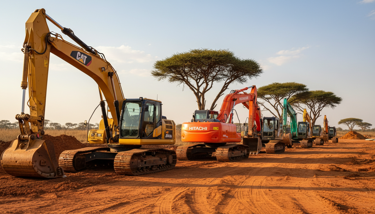 Best Used Excavator Brands for African Construction in 2026