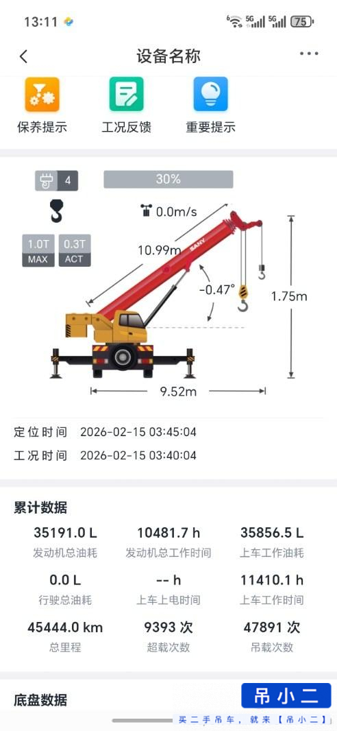 Used Sany STC250T Crane 2019 Model / 6