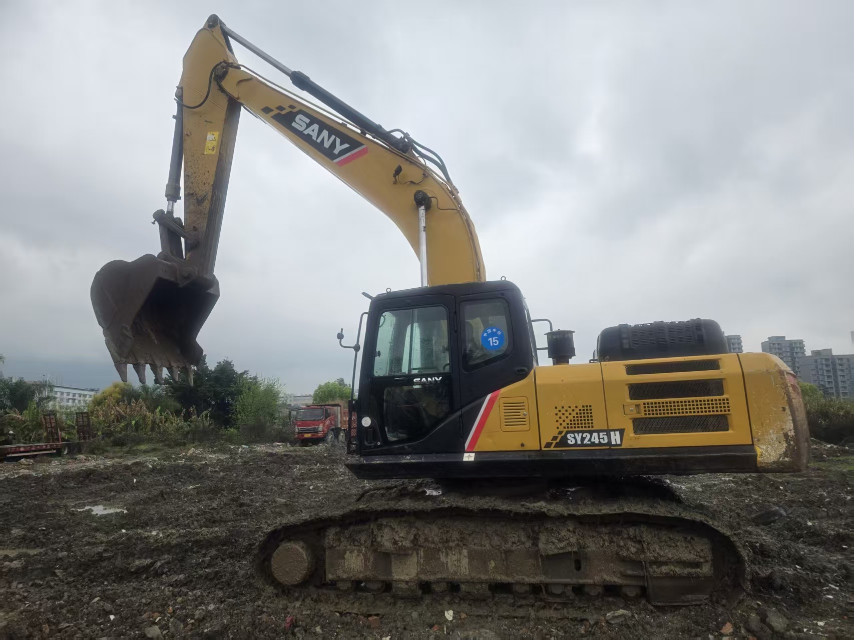 Buy Sany SY245H Used Excavator / 4