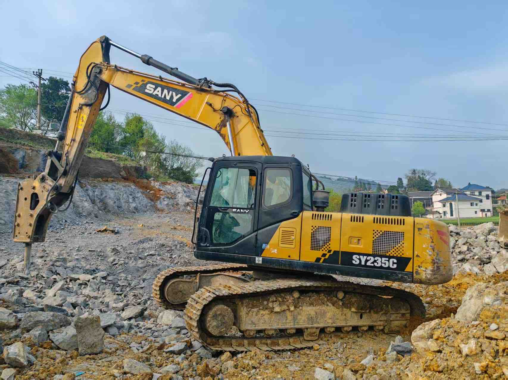 Buy Sany 215C-9 Used Excavator / 2