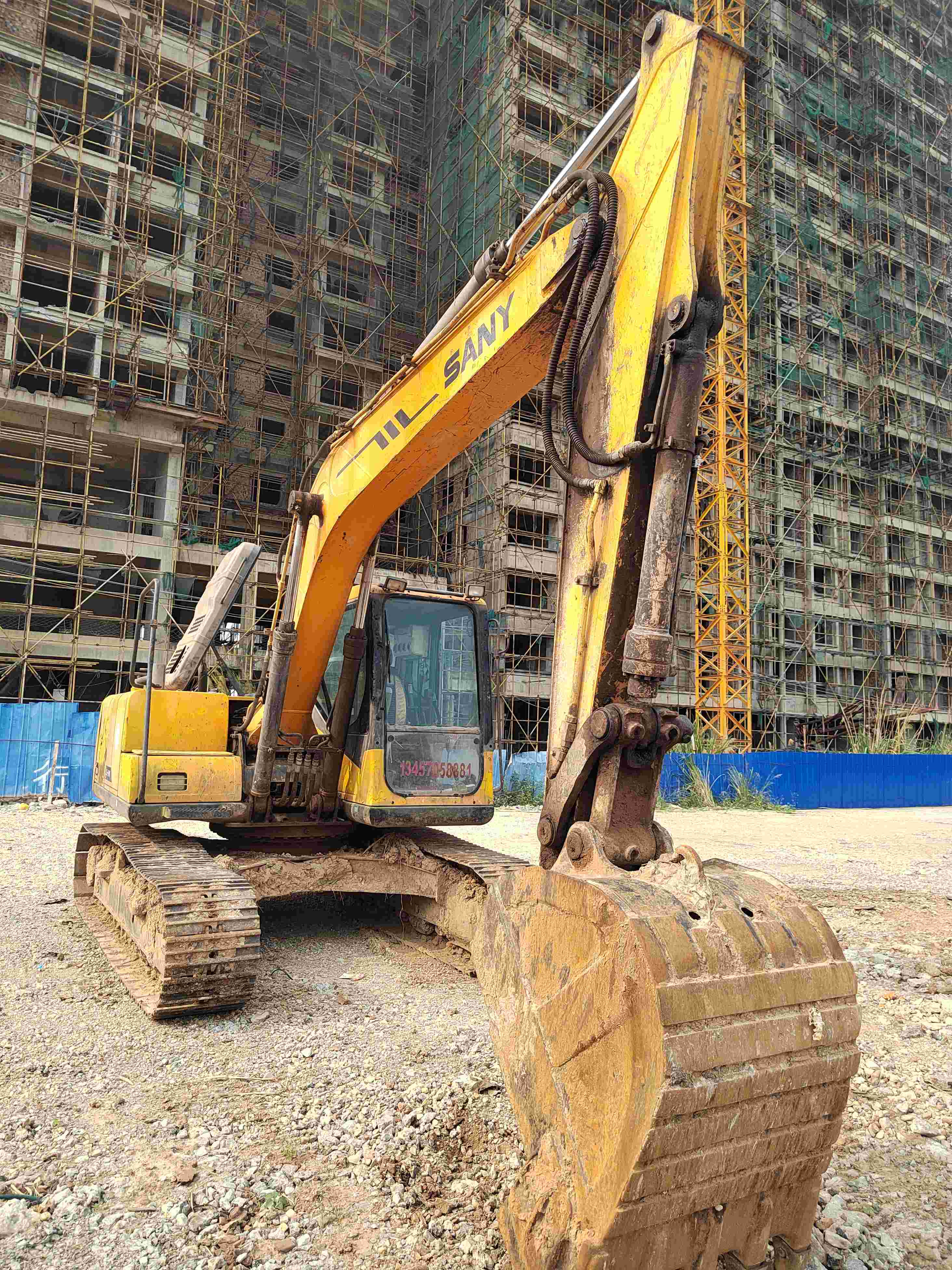 Buy Sany C135-10 Used Excavator / 7