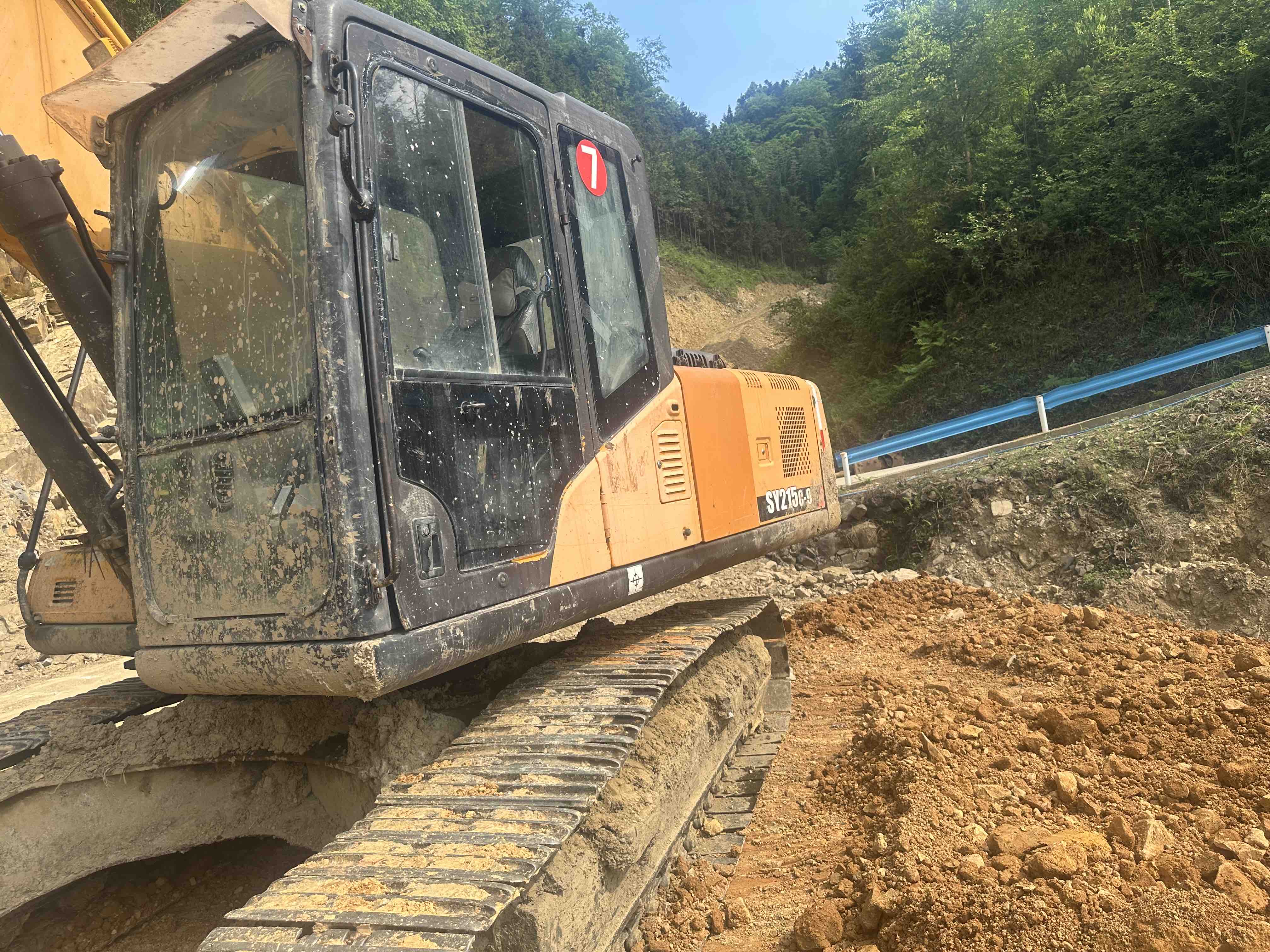 Buy Sany 215C-9 Used Excavator / 7