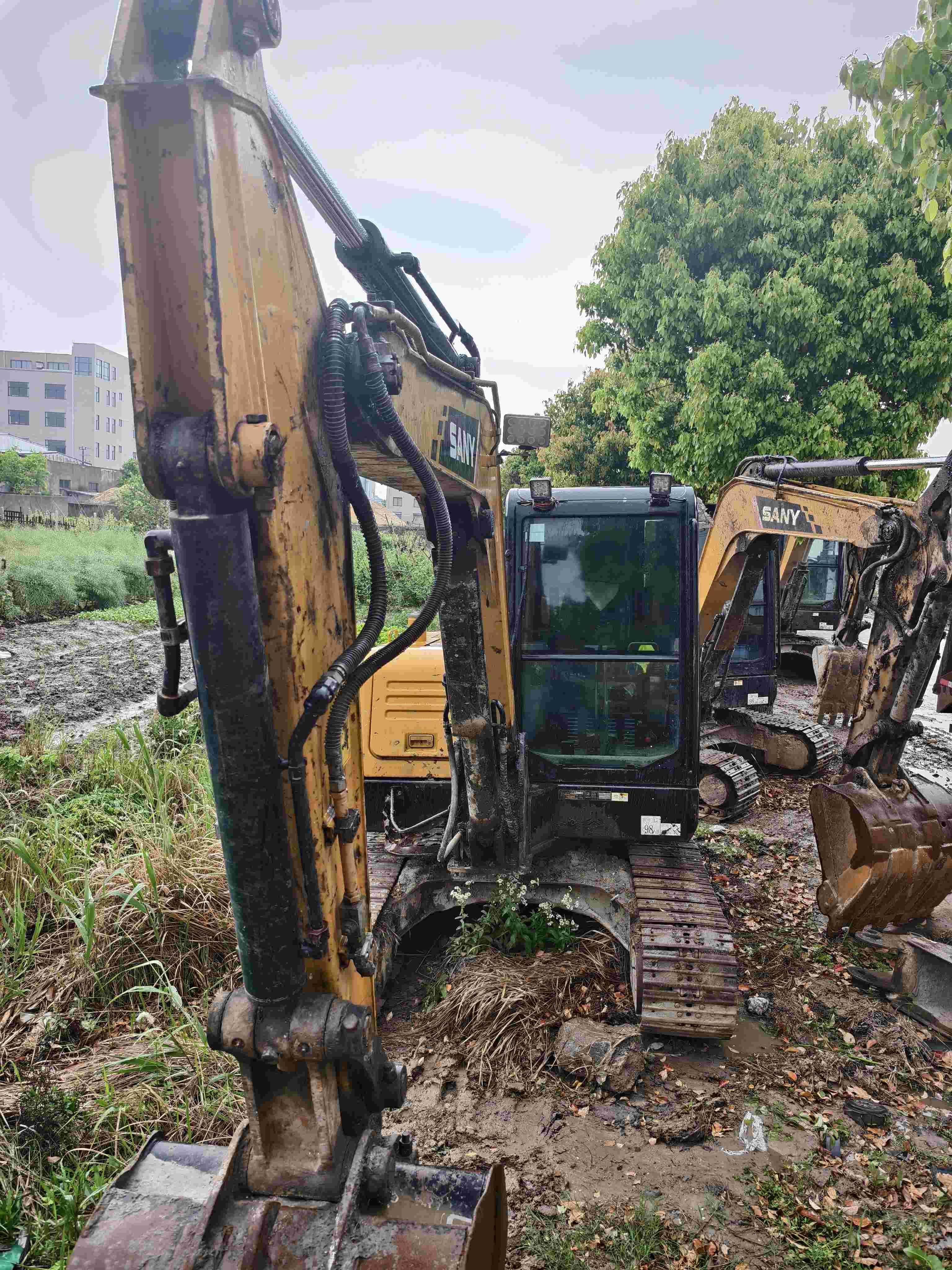 Buy Sany 55C-9 Used Excavator / 6