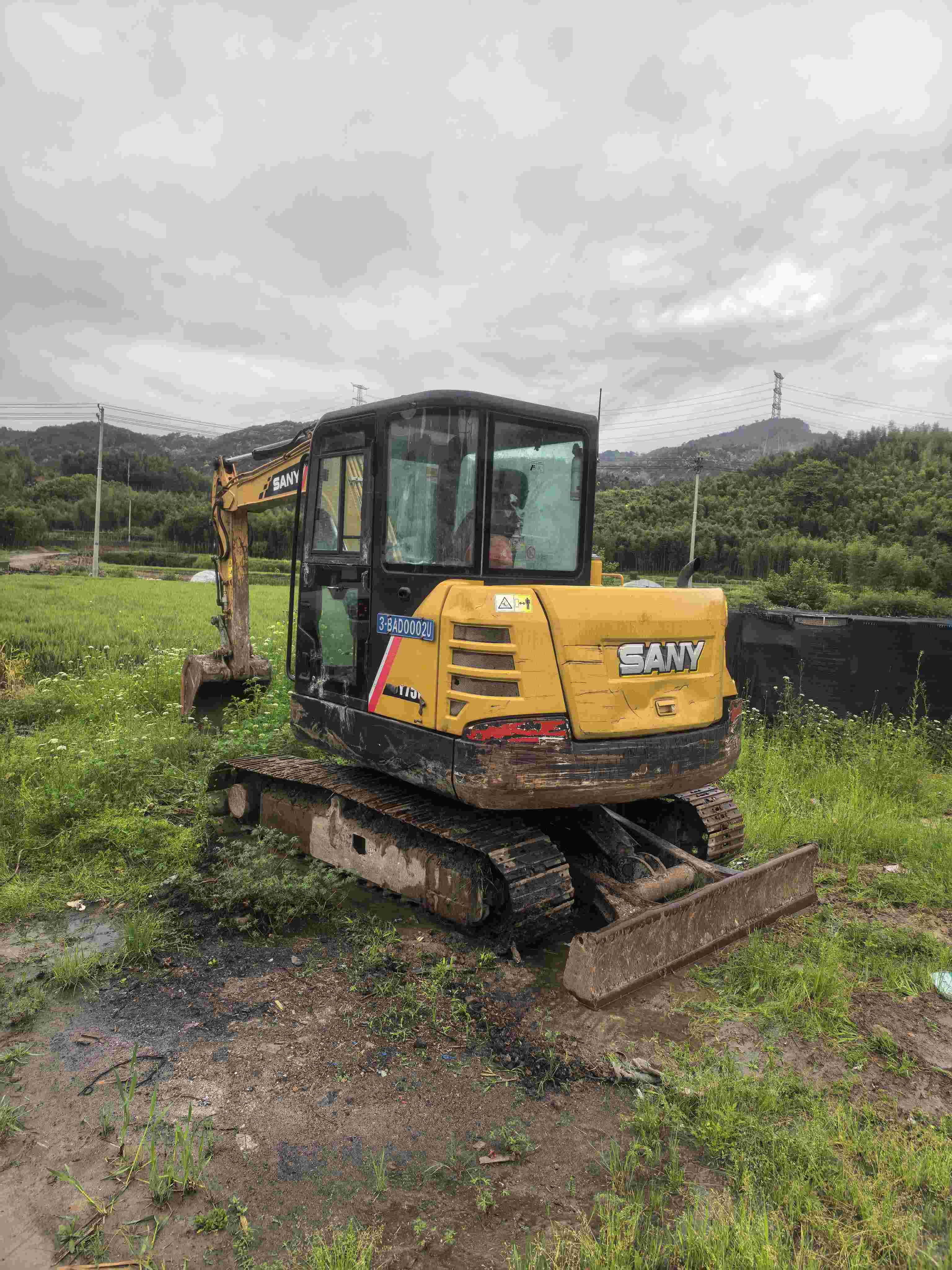 Buy Sany 55C-9 Used Excavator / 4