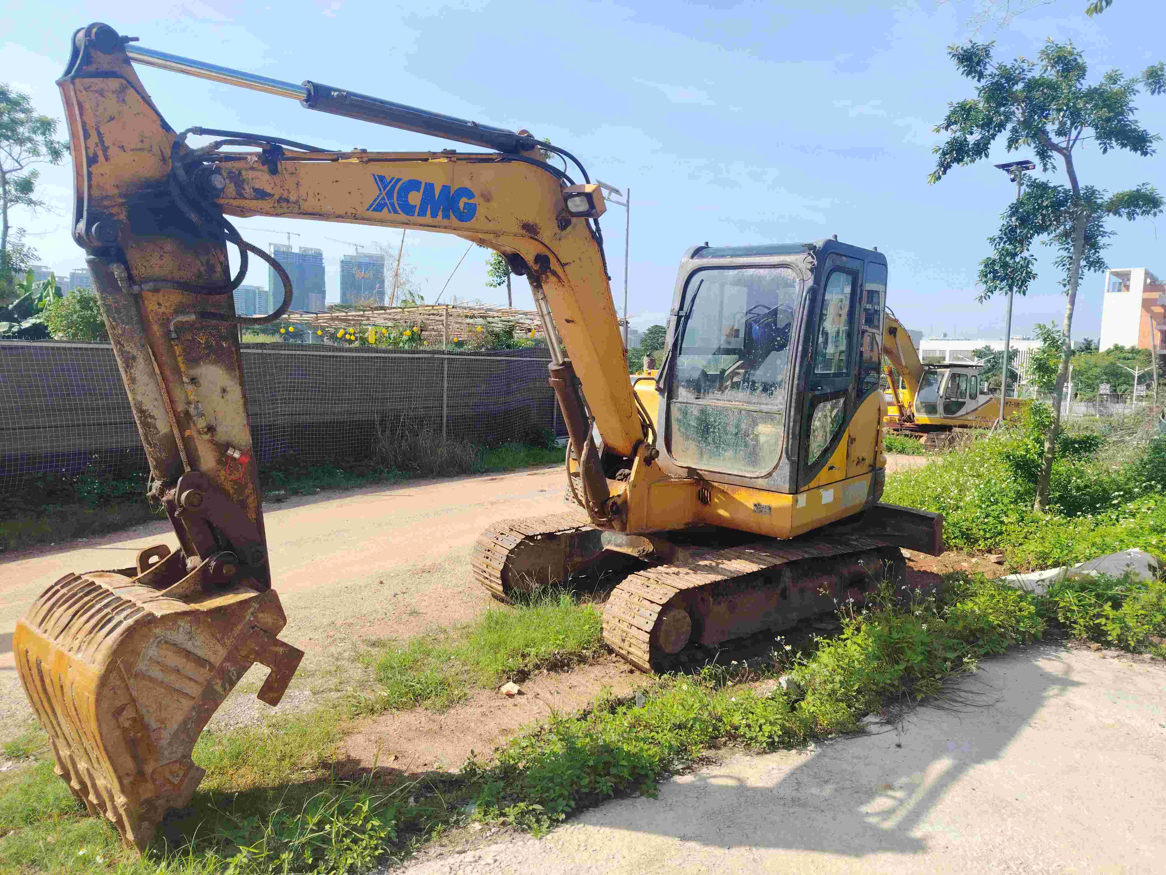 Buy XCMG XE60WA Used Excavator / 4