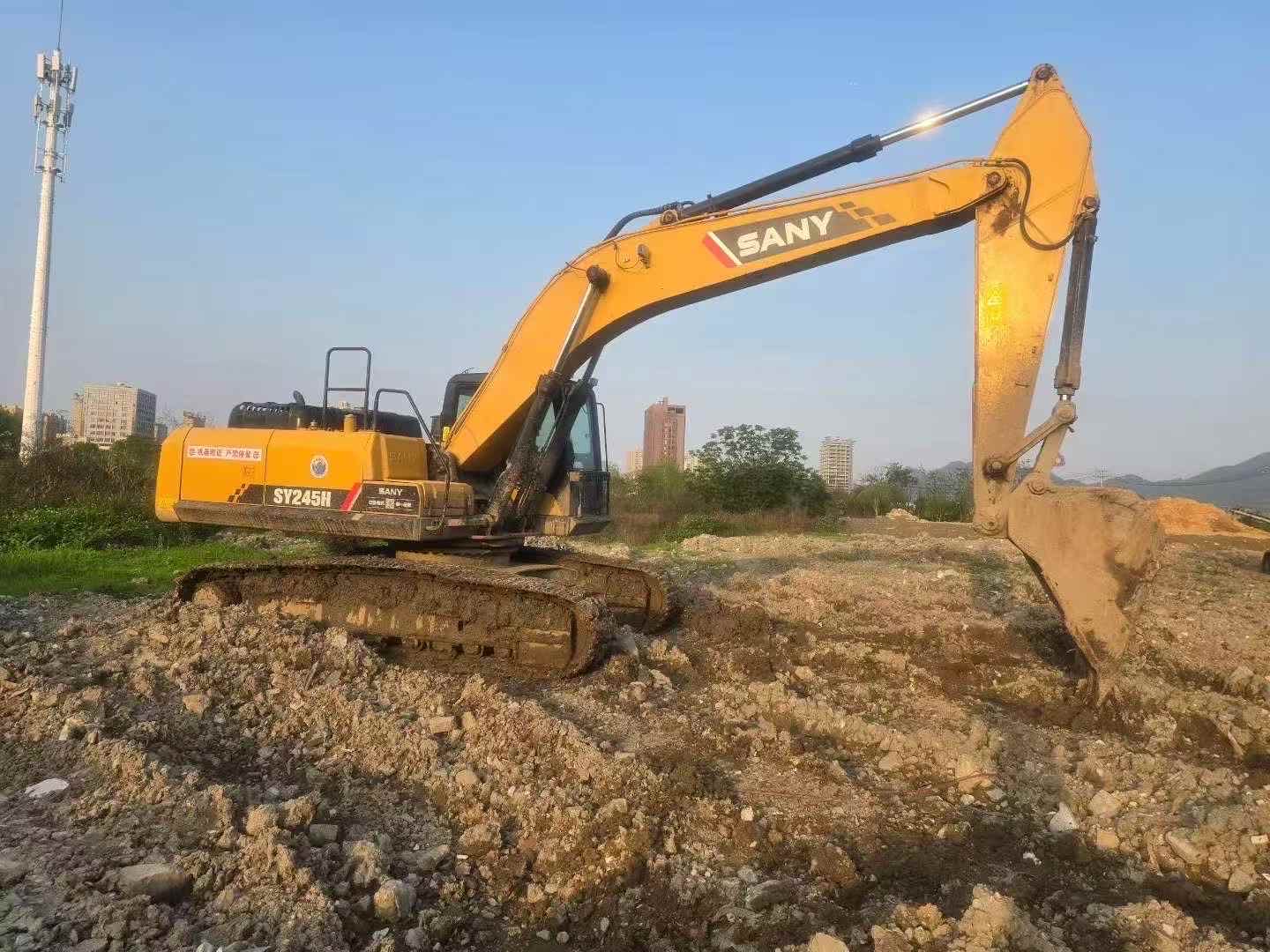 Buy Sany SY245H Used Excavator / 9