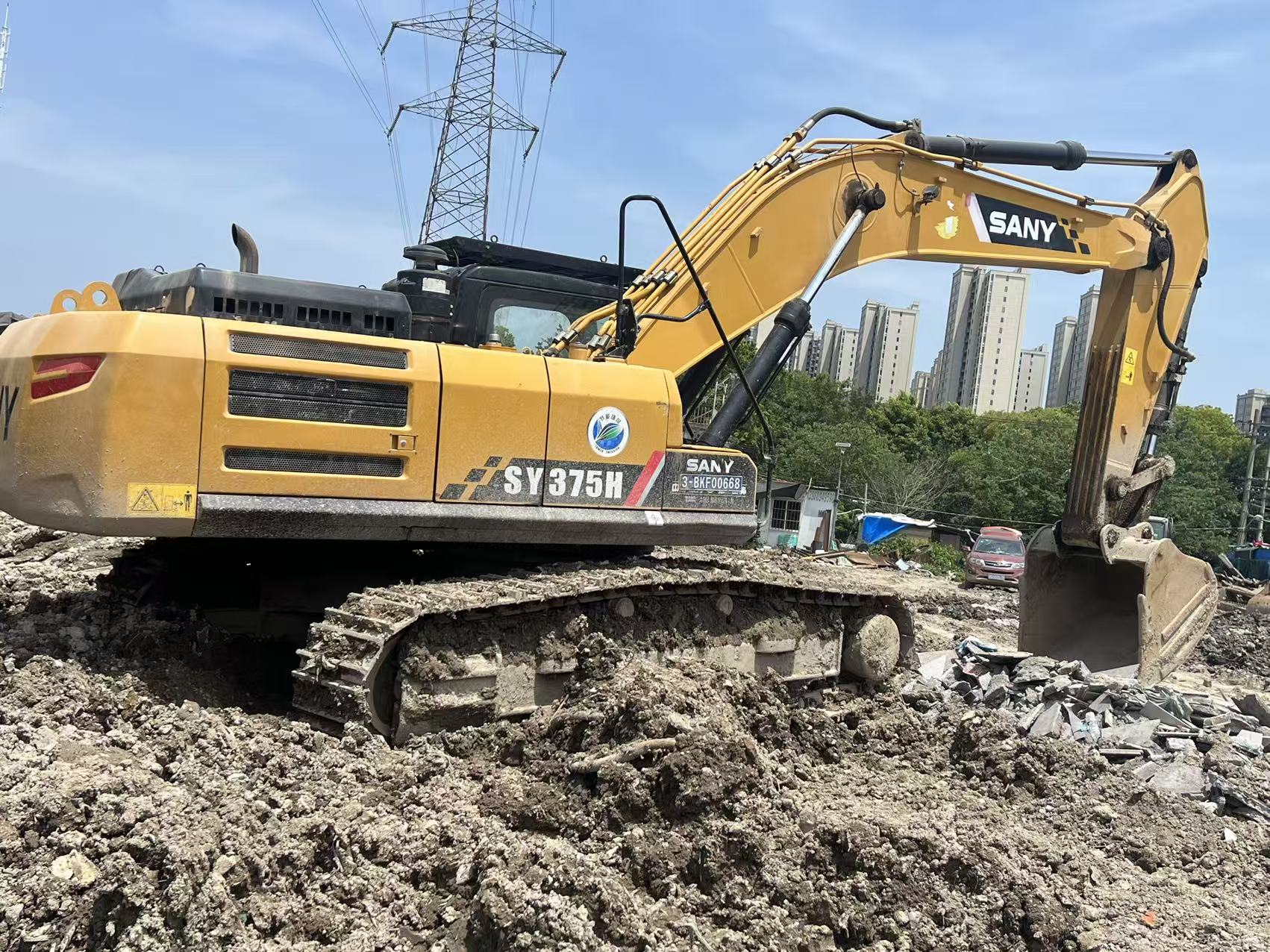 Buy Sany SY375H Used Excavator / 3
