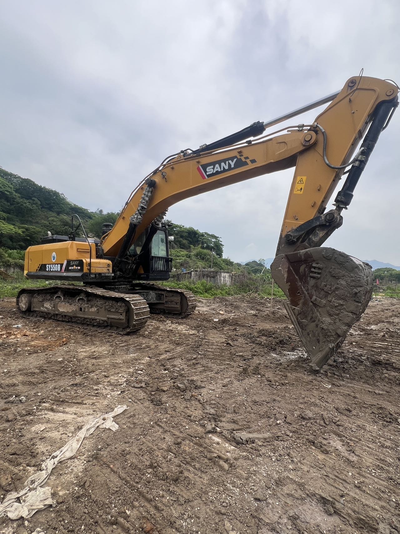 Buy Sany SY550H Used Excavator / 6