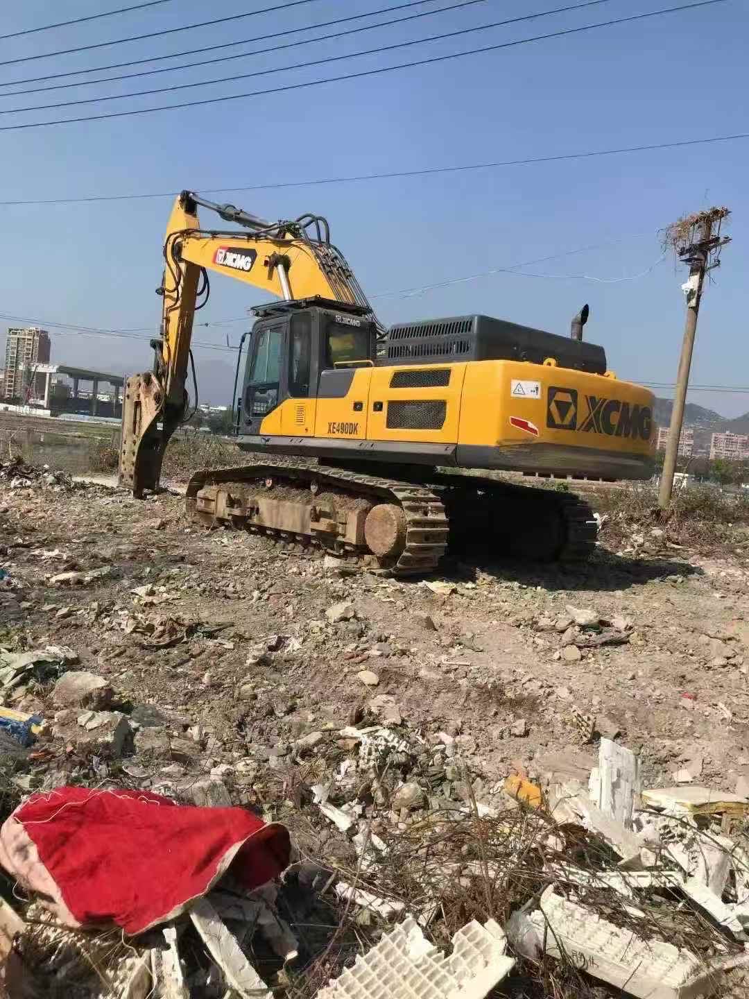 Buy XCMG XE490DK Used Excavator / 8