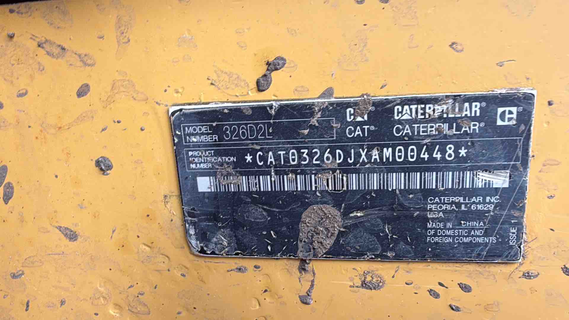 Buy Caterpillar 326D2 Used Excavator / 12