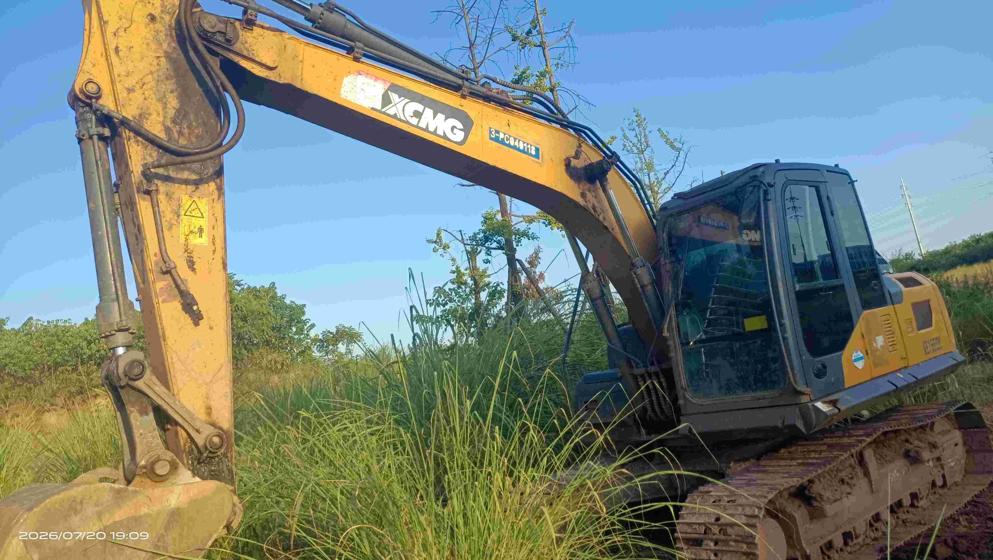 Buy XCMG XE155D Used Excavator / 5