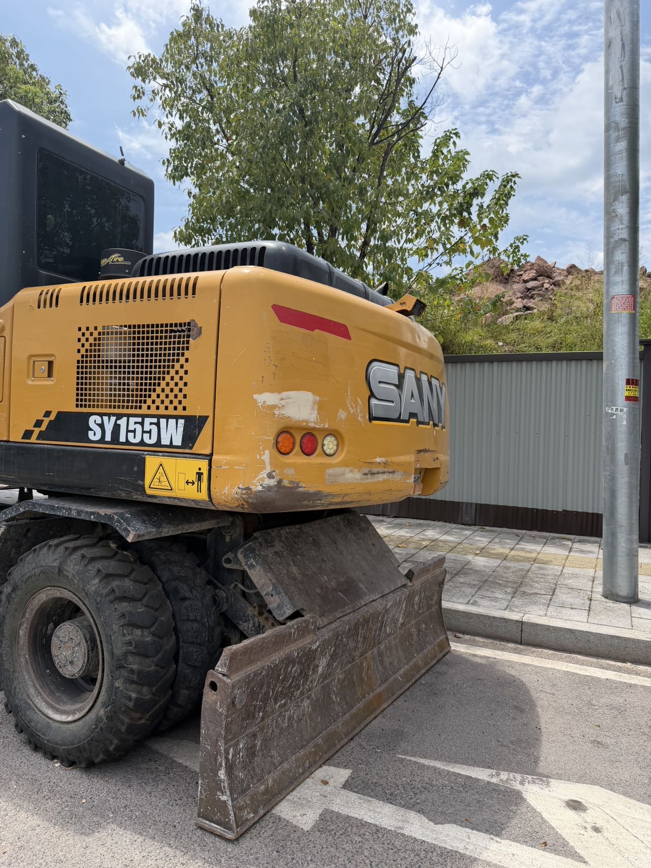 Buy Sany SY155W Used Excavator / 3 Buy Sany SY155W Used Excavator / 3