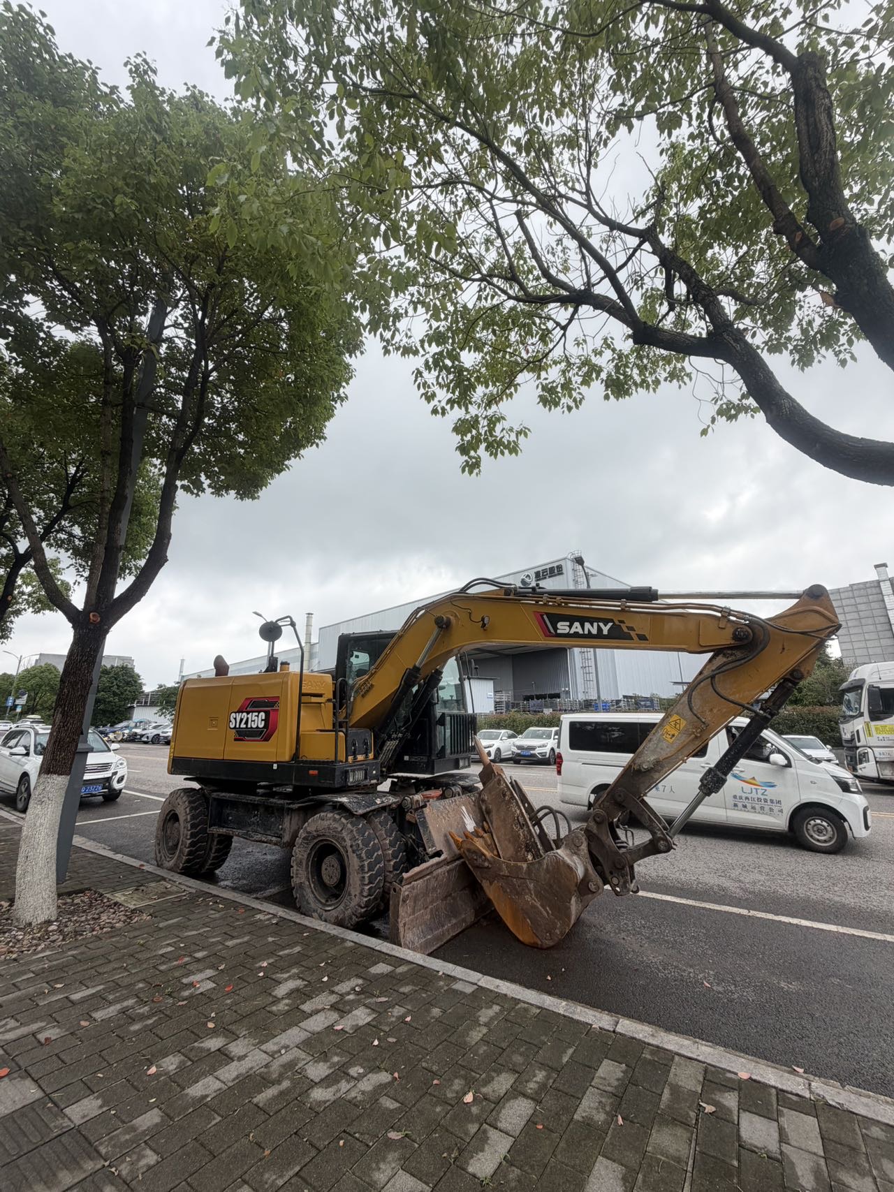 Buy Sany SY155W Used Excavator / 1