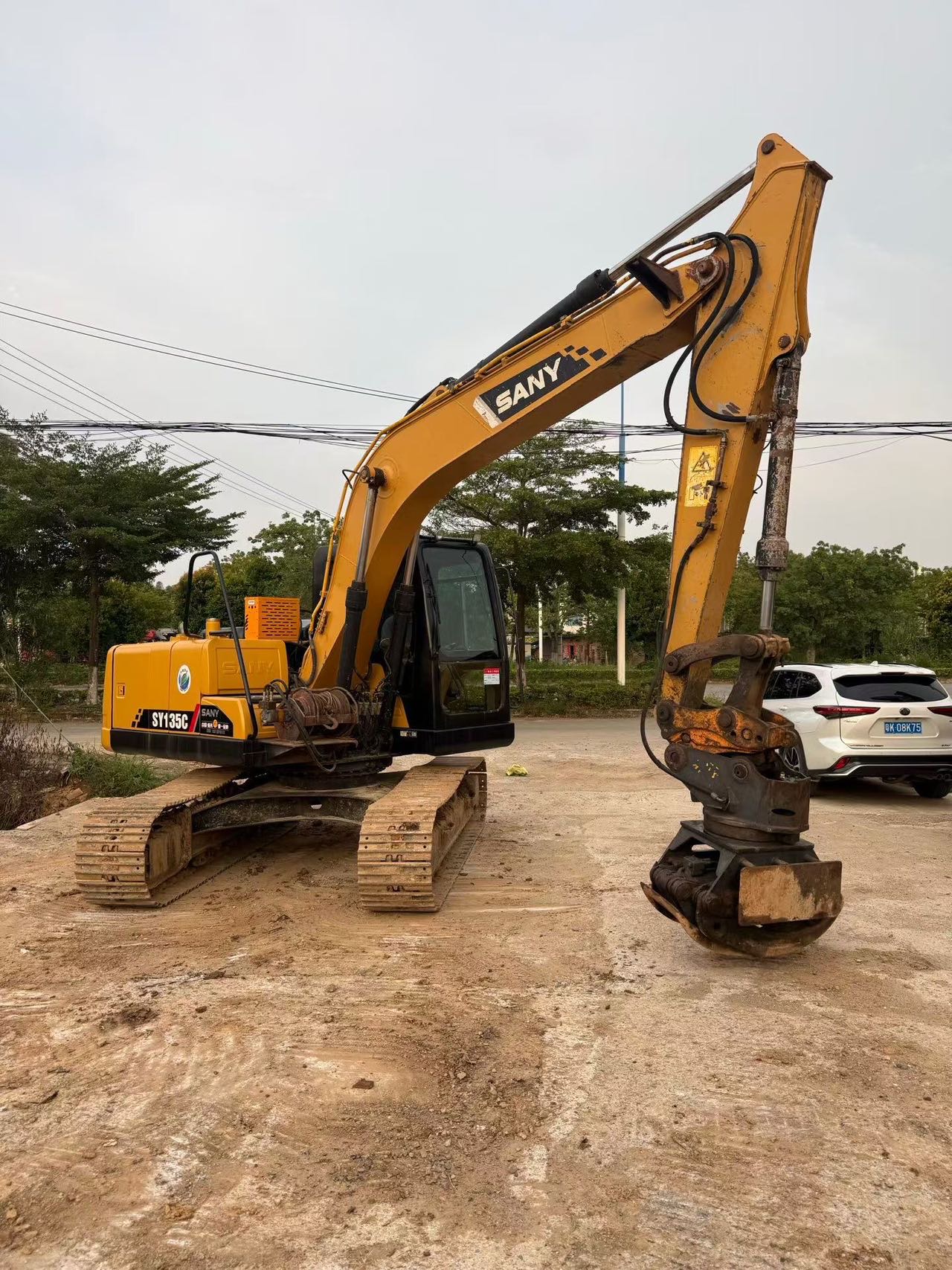 Buy Sany C135-10 Used Excavator / 7