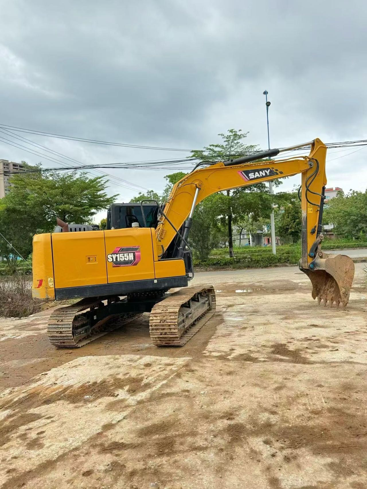 Buy Sany 155C-9 Used Excavator / 3