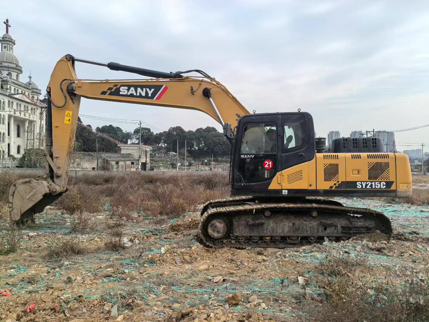 Used Sany SY215W Excavator 2019 Model / 9