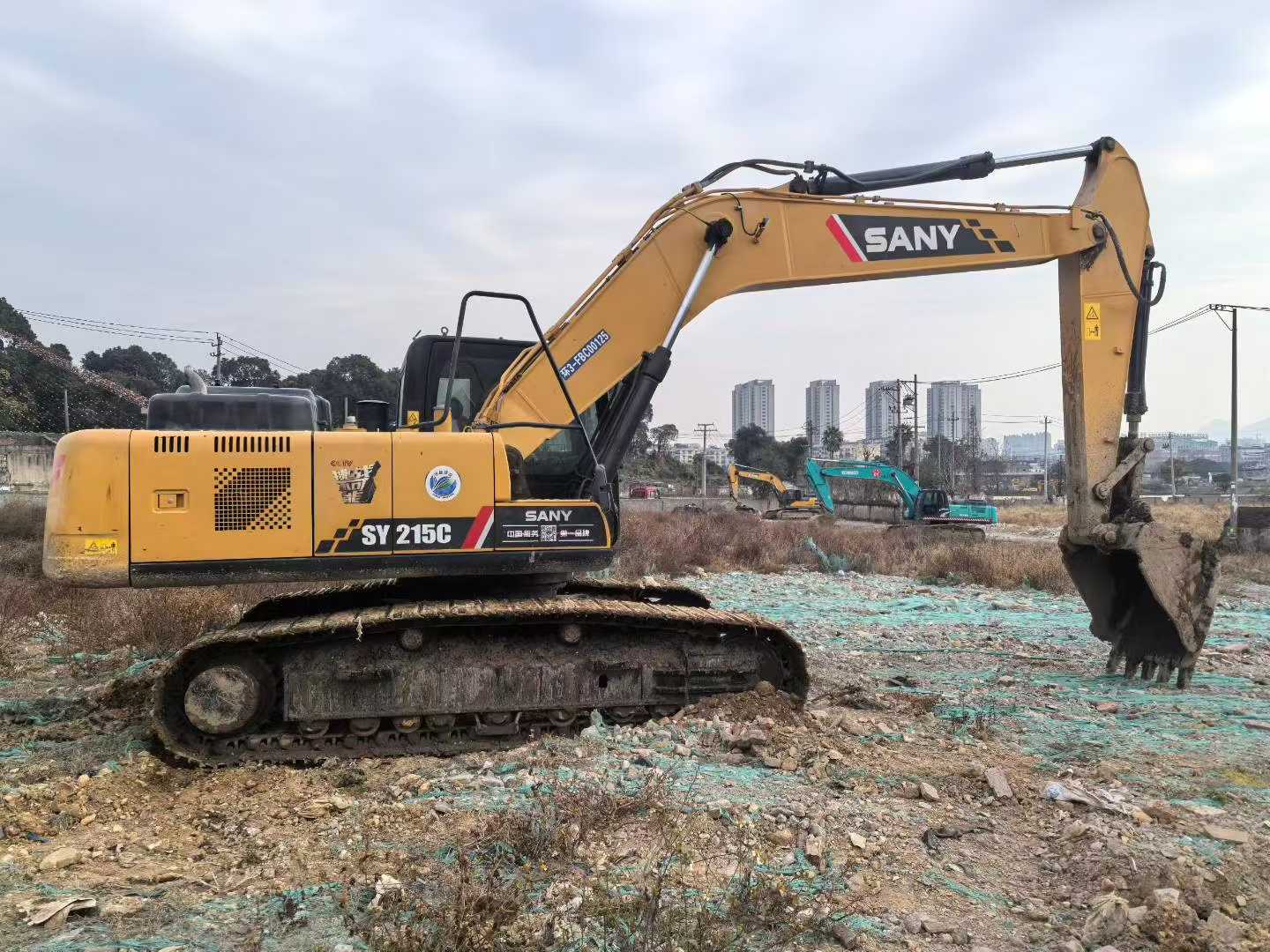 Used Sany SY215W Excavator 2019 Model / 7
