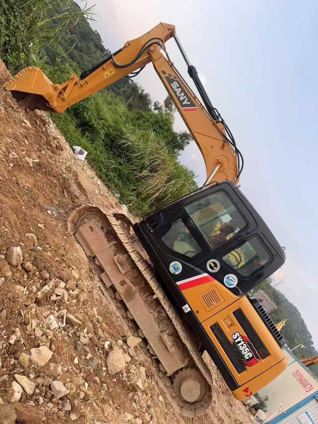 Used Sany SY135 Excavator 2016 Model