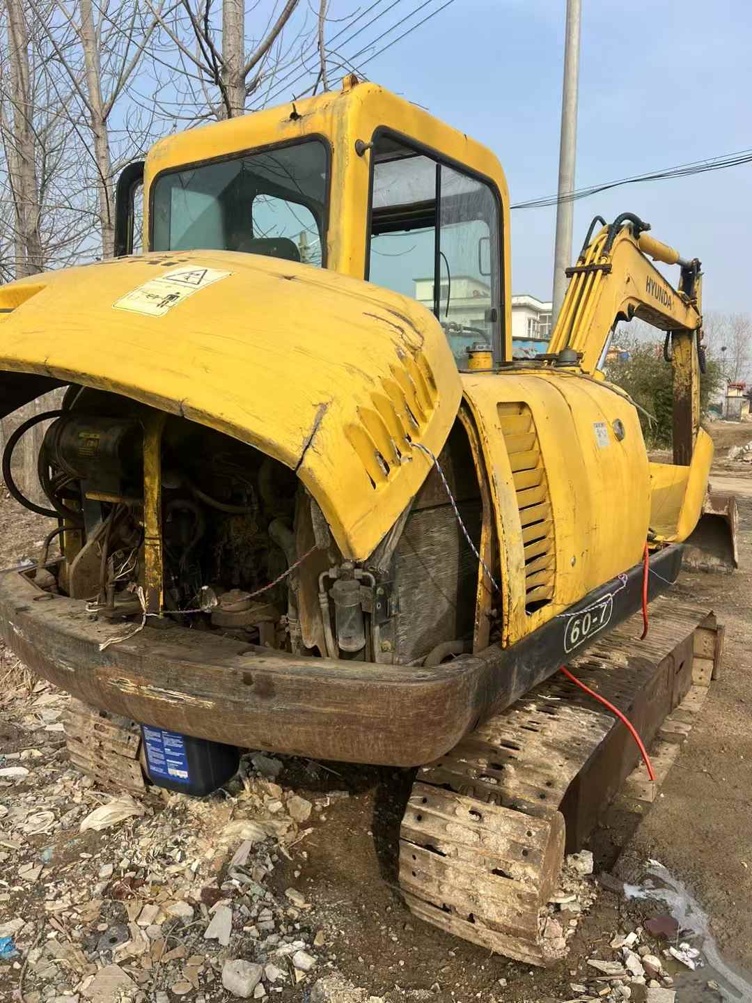 Used Hyundai R55-7 Excavator 2016 Model