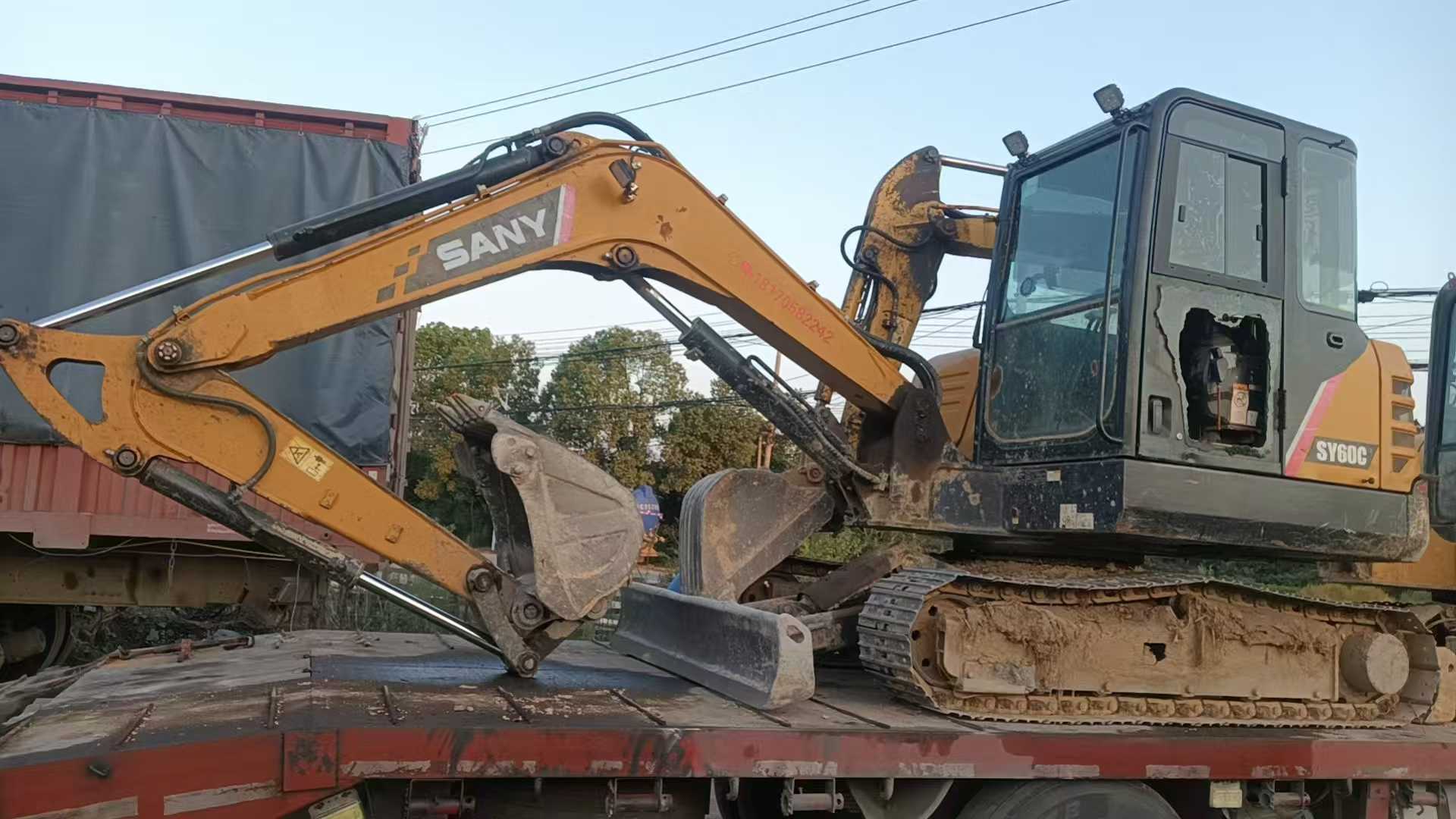 Used Sany SY55 Excavator 2021 Model