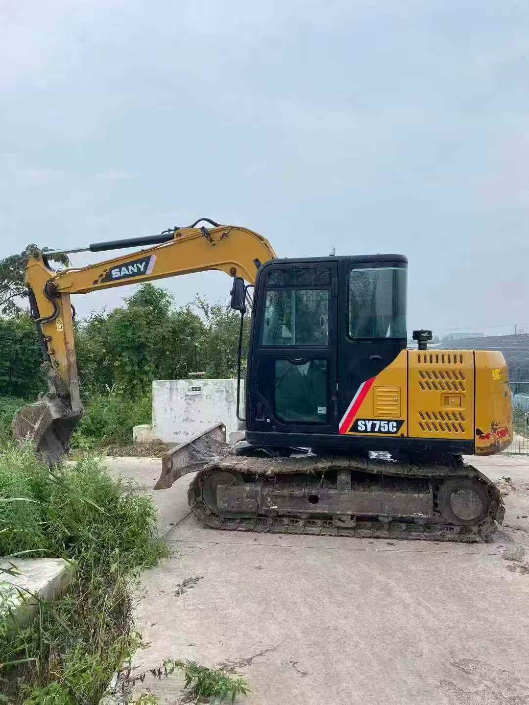 Used Sany SY75 Excavator 2020 Model
