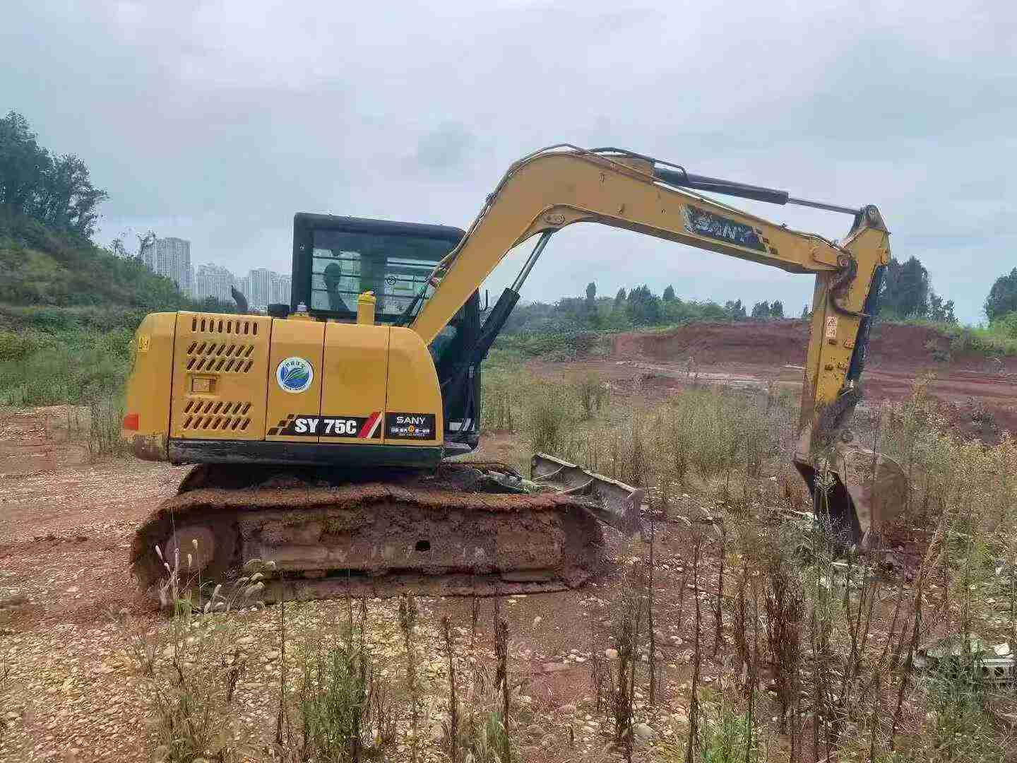 Used Sany SY75 Excavator 2019 Model