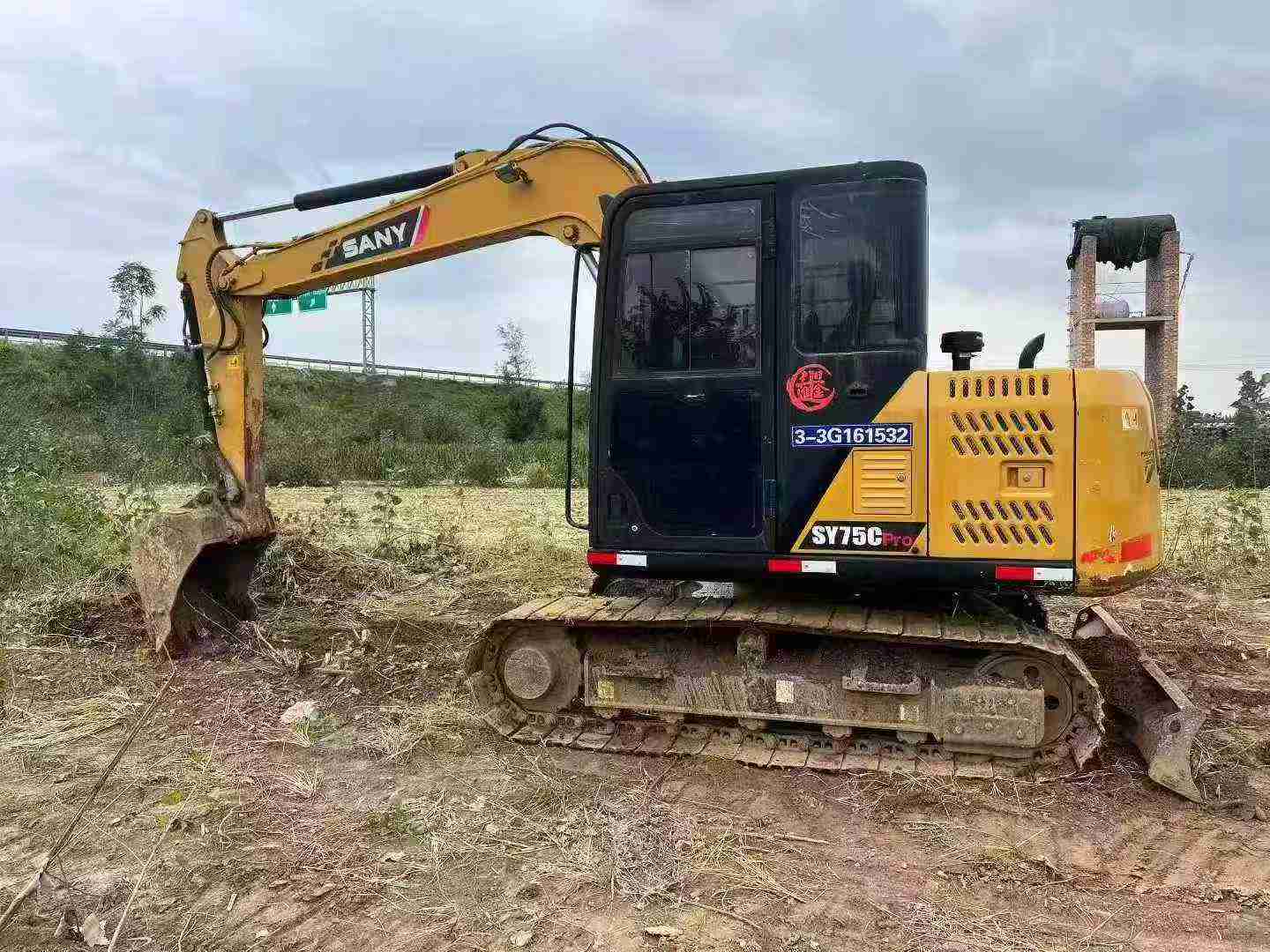 Used Sany SY75 Excavator 2016 Model