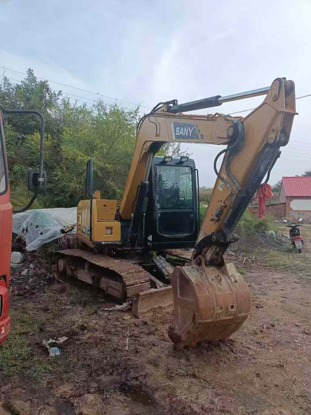 Used Sany SY75 Excavator 2017 Model