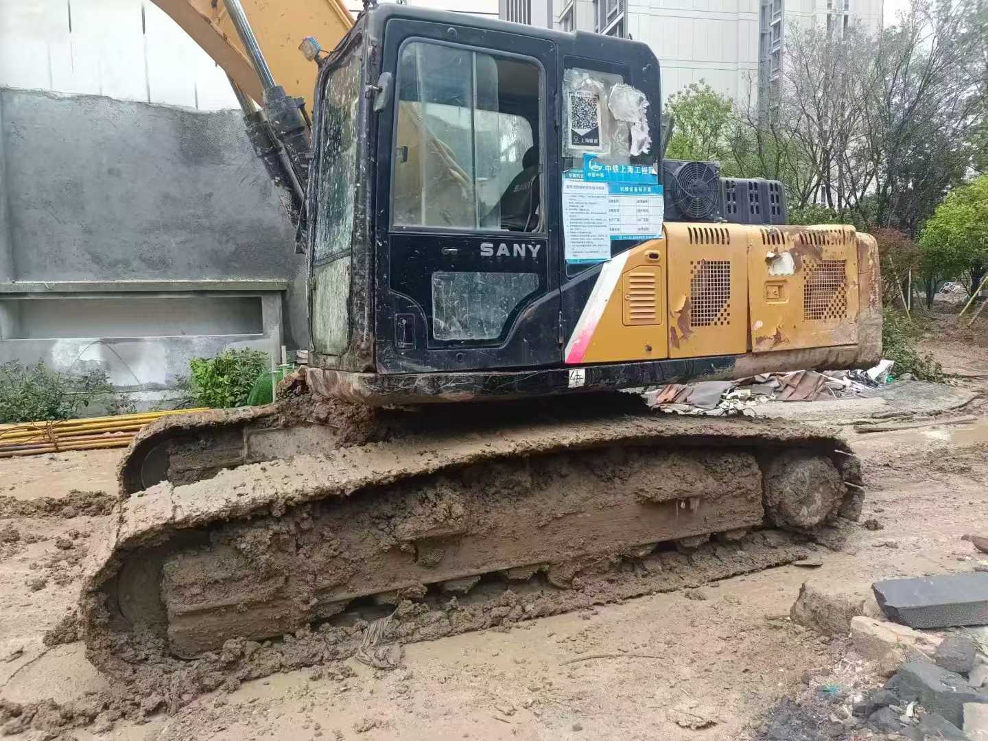 Used Sany SY215W Excavator 2017 Model