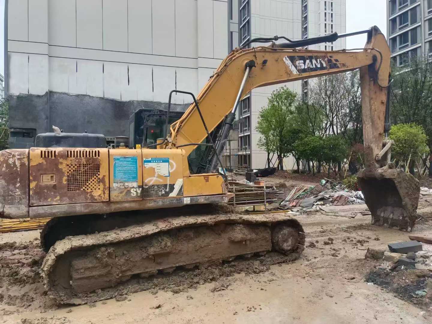 Used Sany SY215ACE Excavator 2017 Model