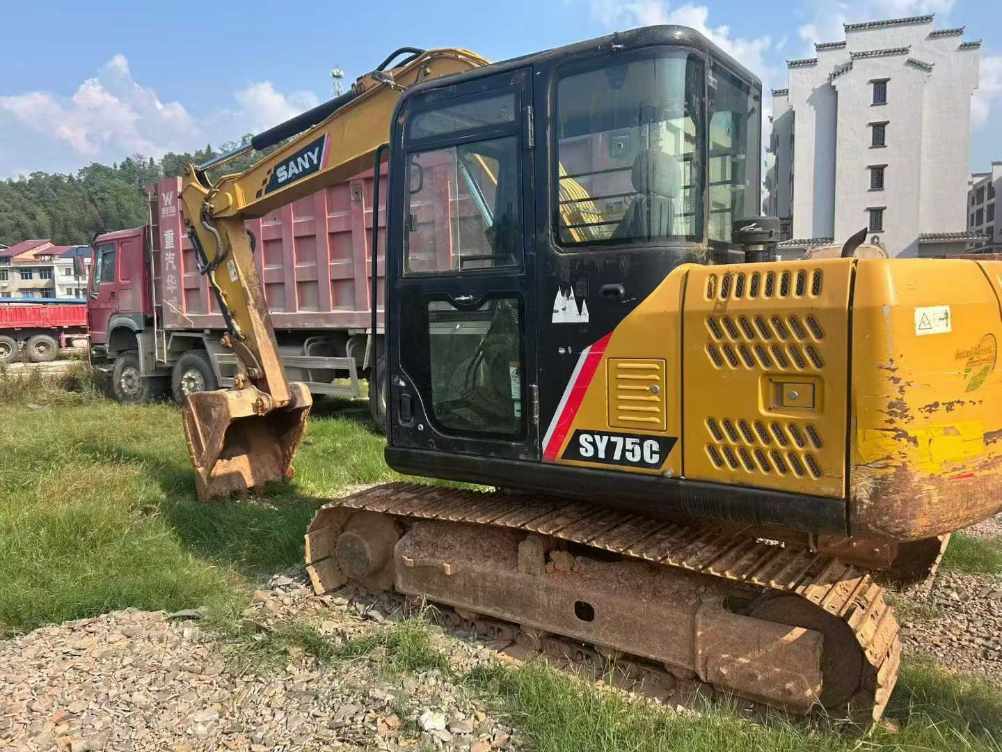 Used Sany SY75 Excavator 2019 Model
