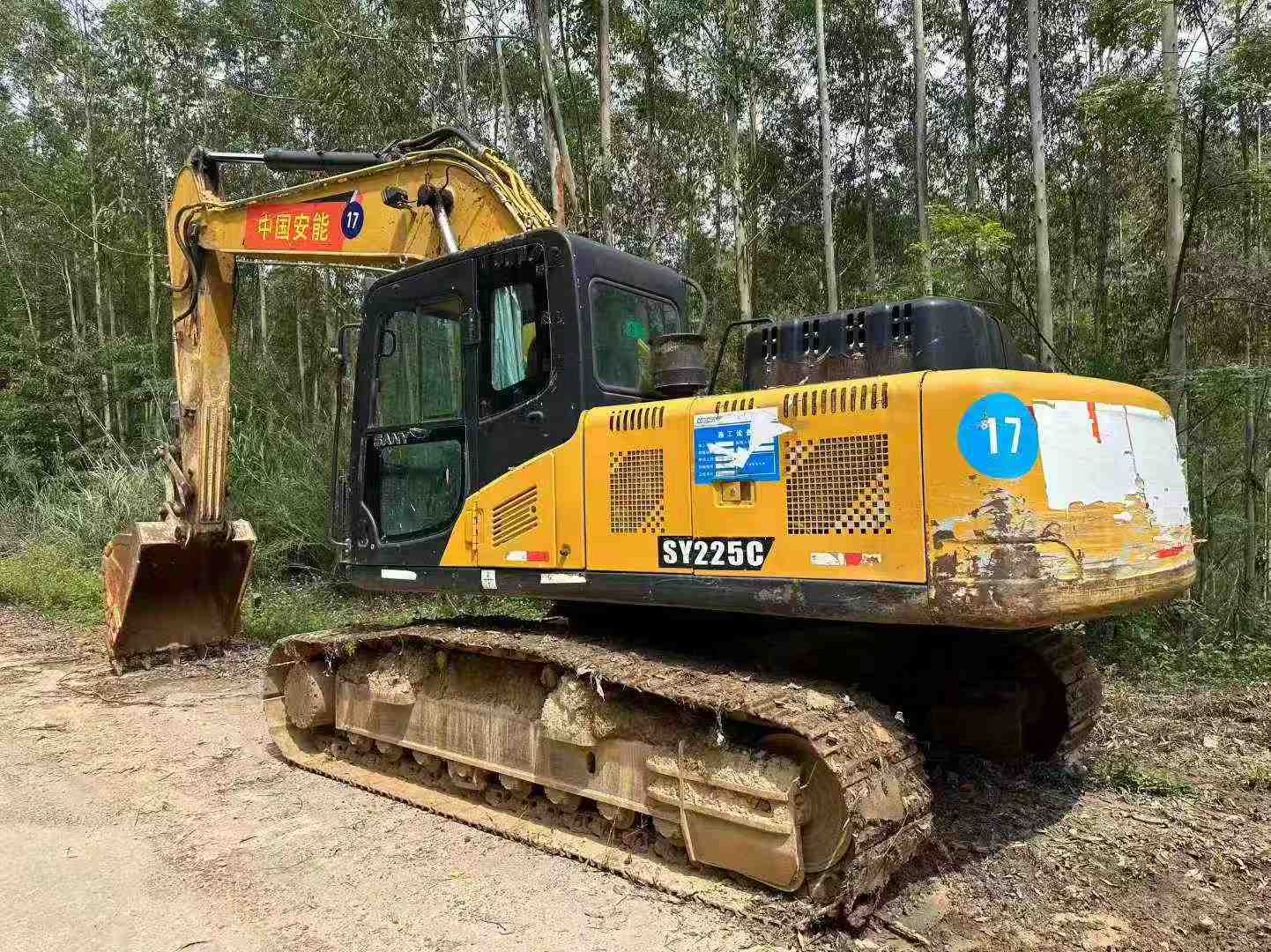 Used Sany SY215W Excavator 2019 Model