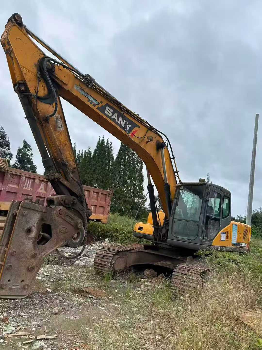Used Sany SY215W Excavator 2015 Model