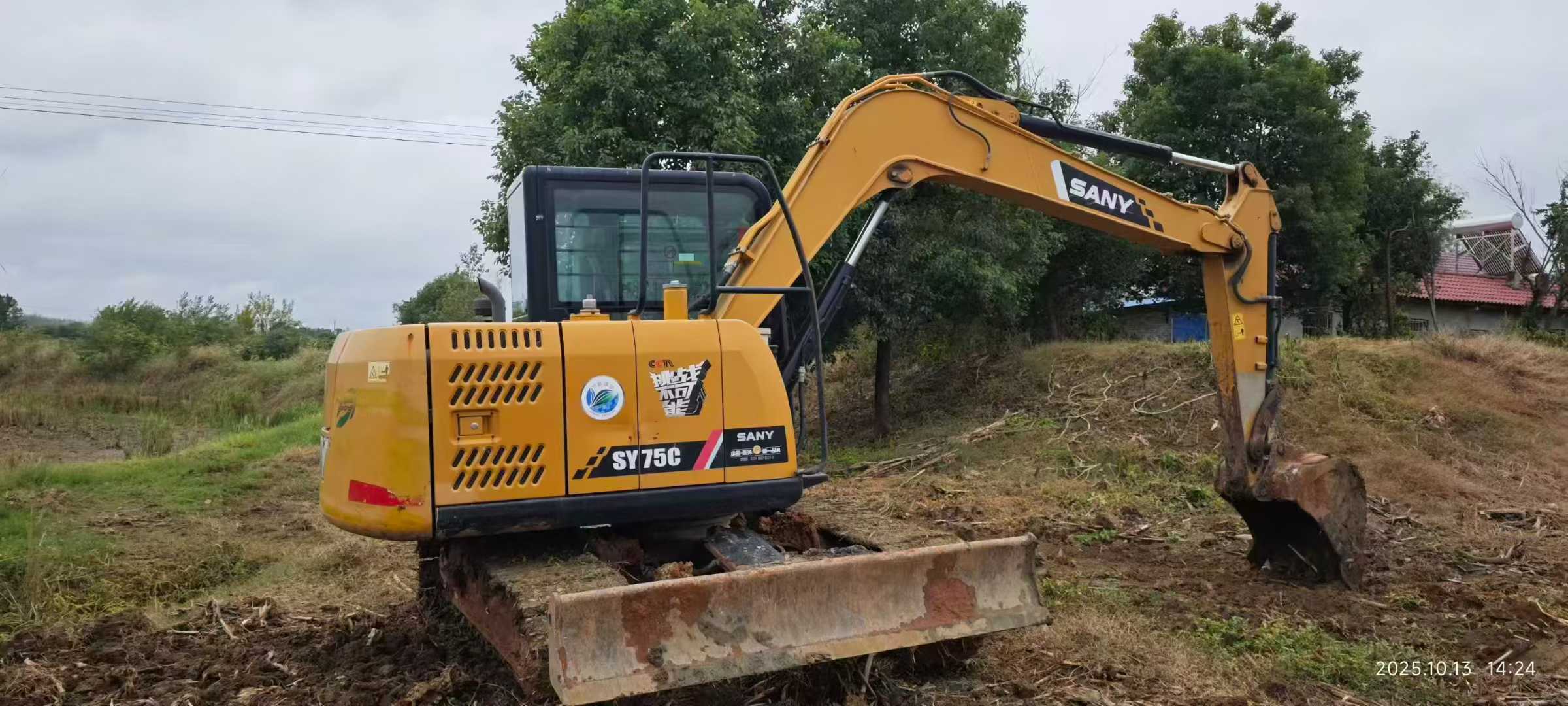 Used Sany SY75C Excavator 2019 Model
