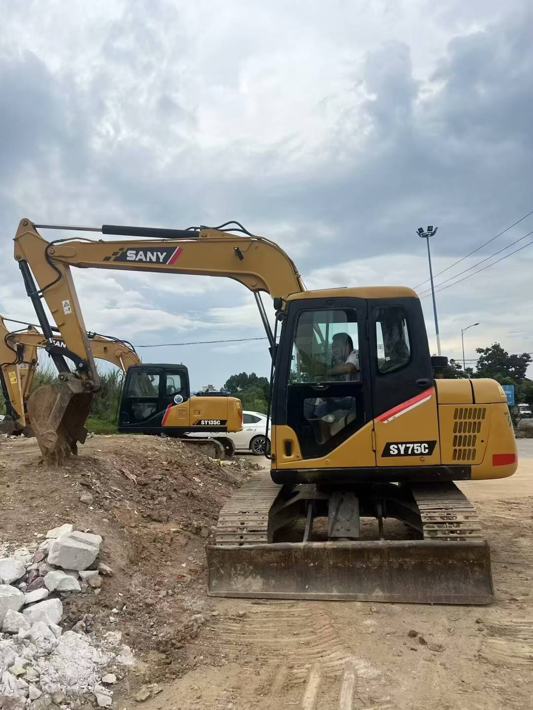 Used Sany SY75 Excavator 2016 Model