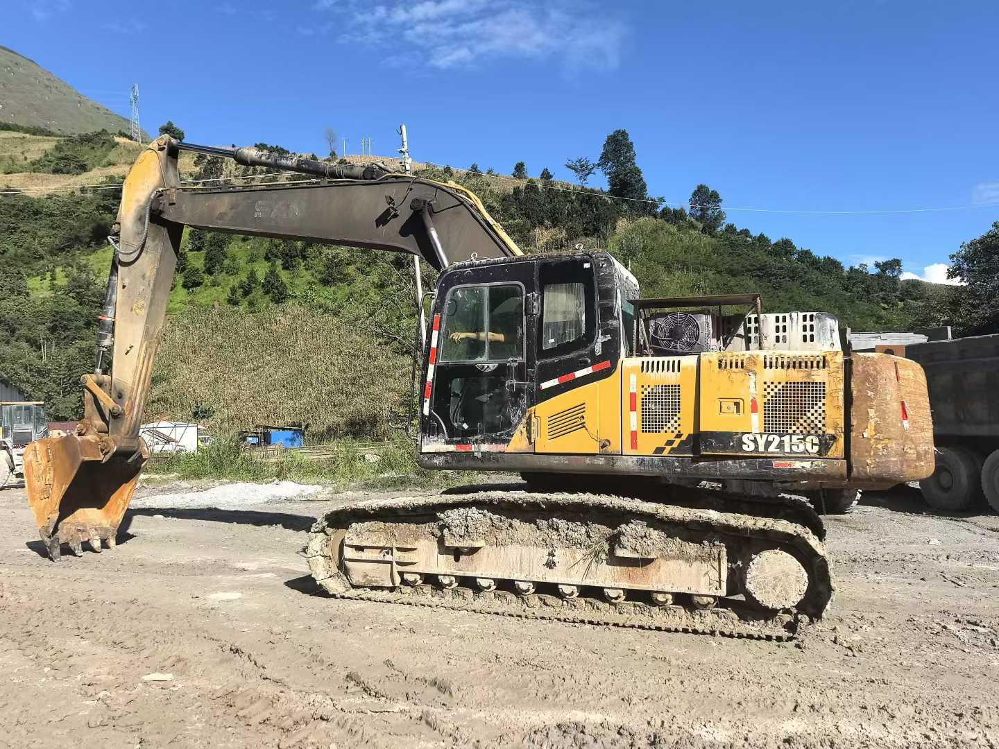 Used Sany SY215W Excavator 2018 Model