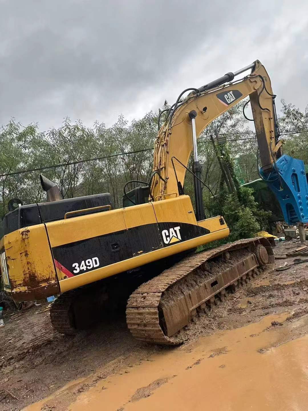 Used Caterpillar 349FL Excavator 2016 Model