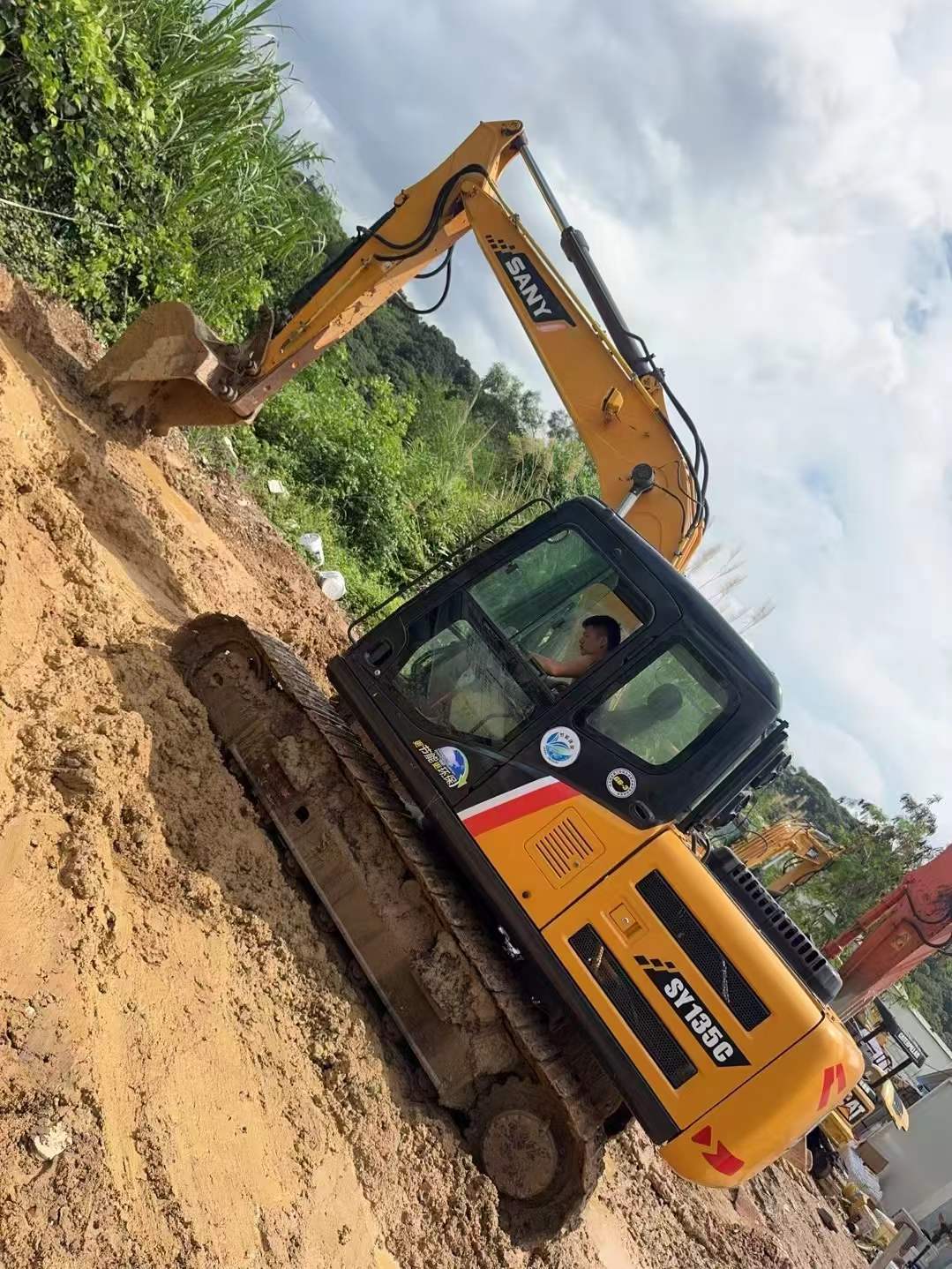 Used Sany SY135 Excavator 2016 Model