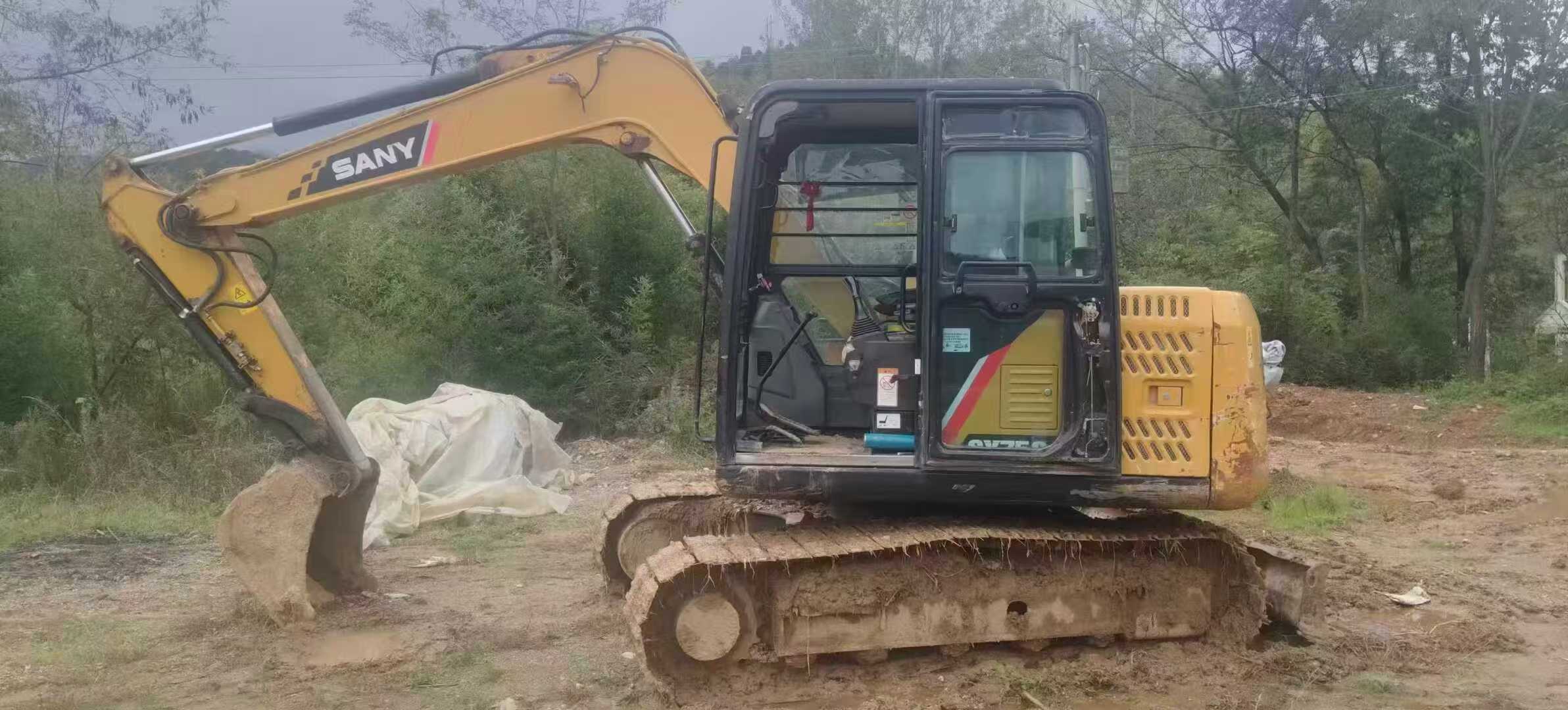 Used Sany SY75 Excavator 2017 Model