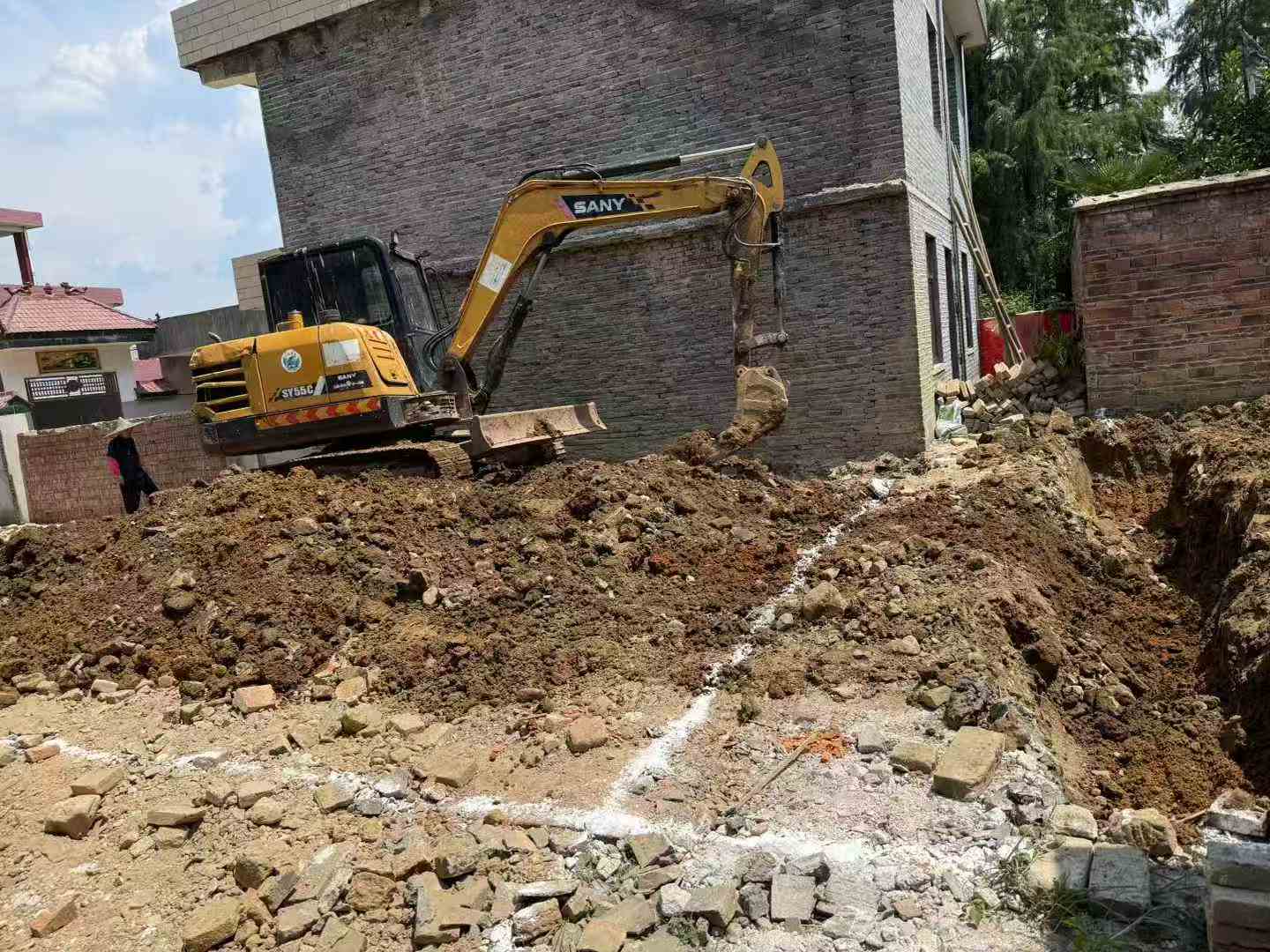 Used Sany SY55 Excavator 2018 Model