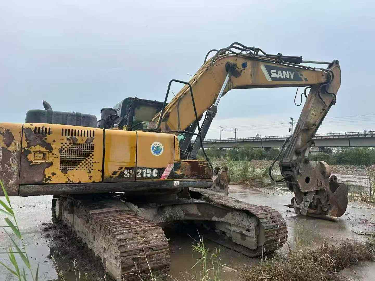 Used Sany SY215C Excavator 2018 Model