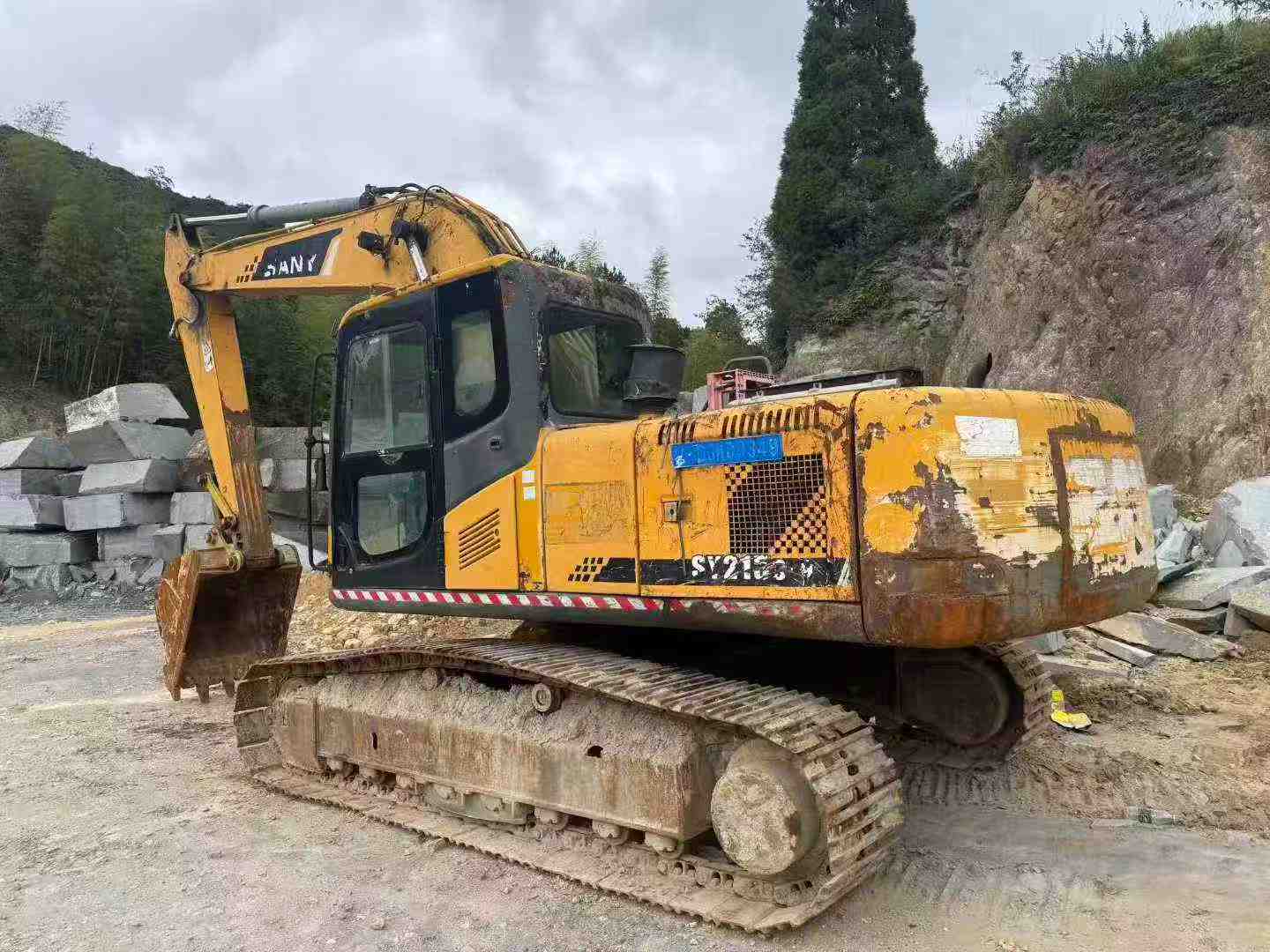 Used Sany SY215W Excavator 2016 Model