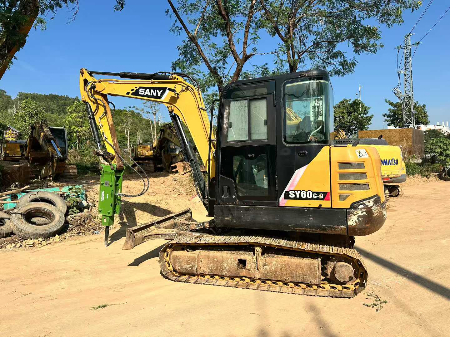 Used Sany SY55 Excavator 2020 Model