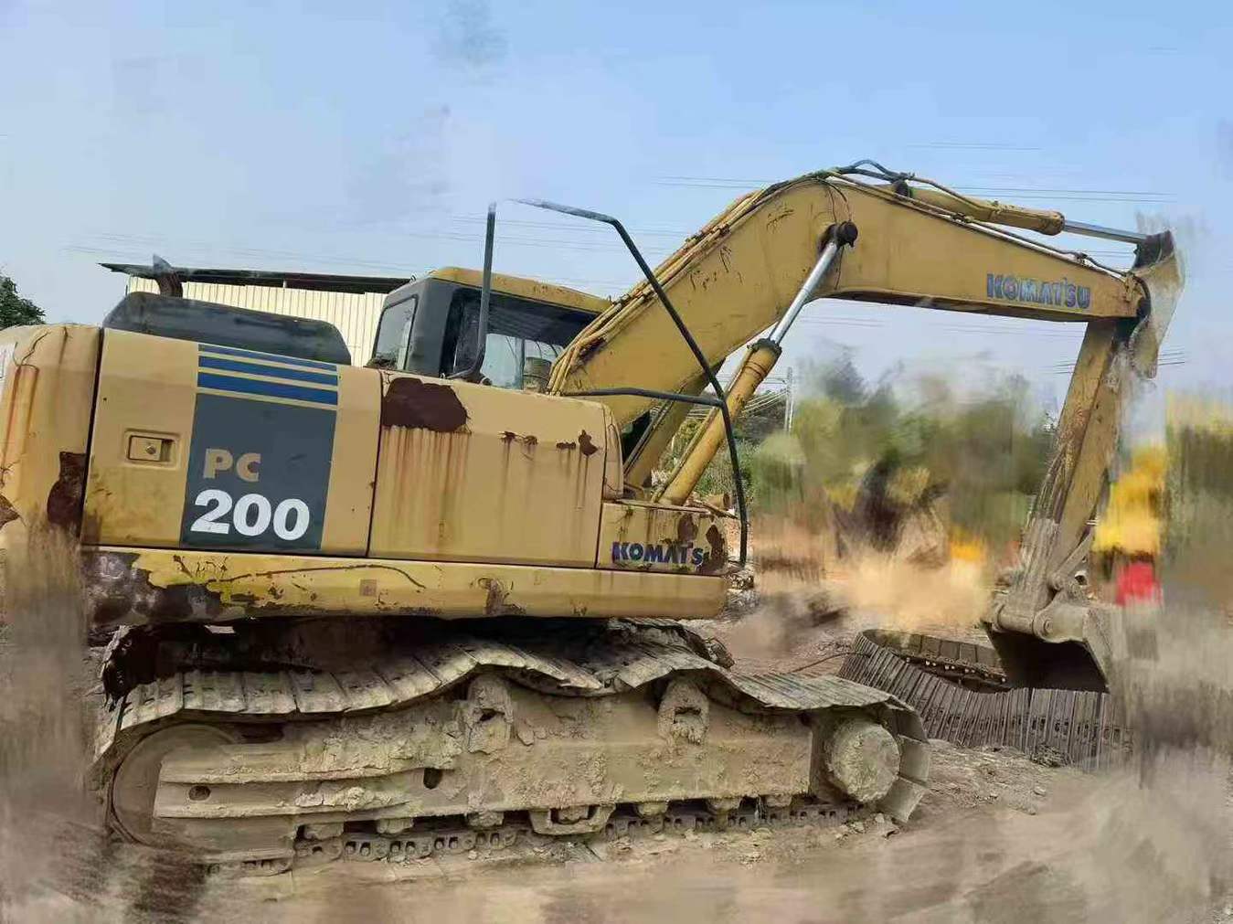 Used Komatsu PW200-7 Excavator 2016 Model