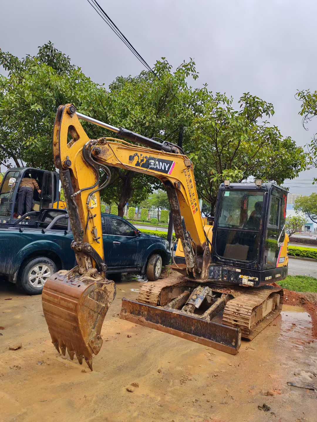 Used Sany SY55 Excavator 2021 Model / 2