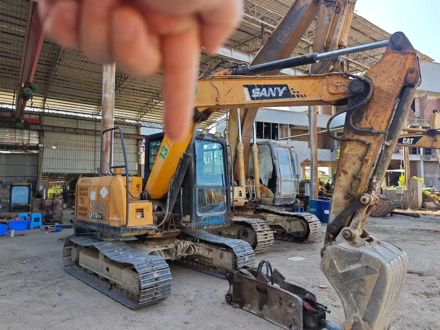 Used Sany SY75 Excavator 2016 Model / 3