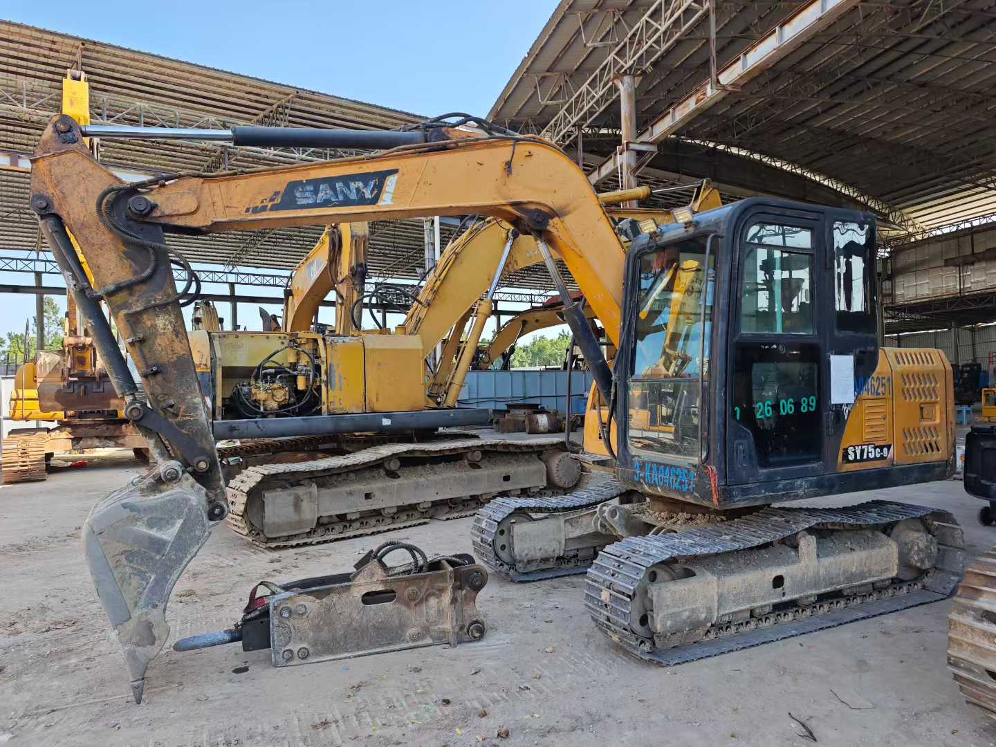 Used Sany SY75 Excavator 2016 Model